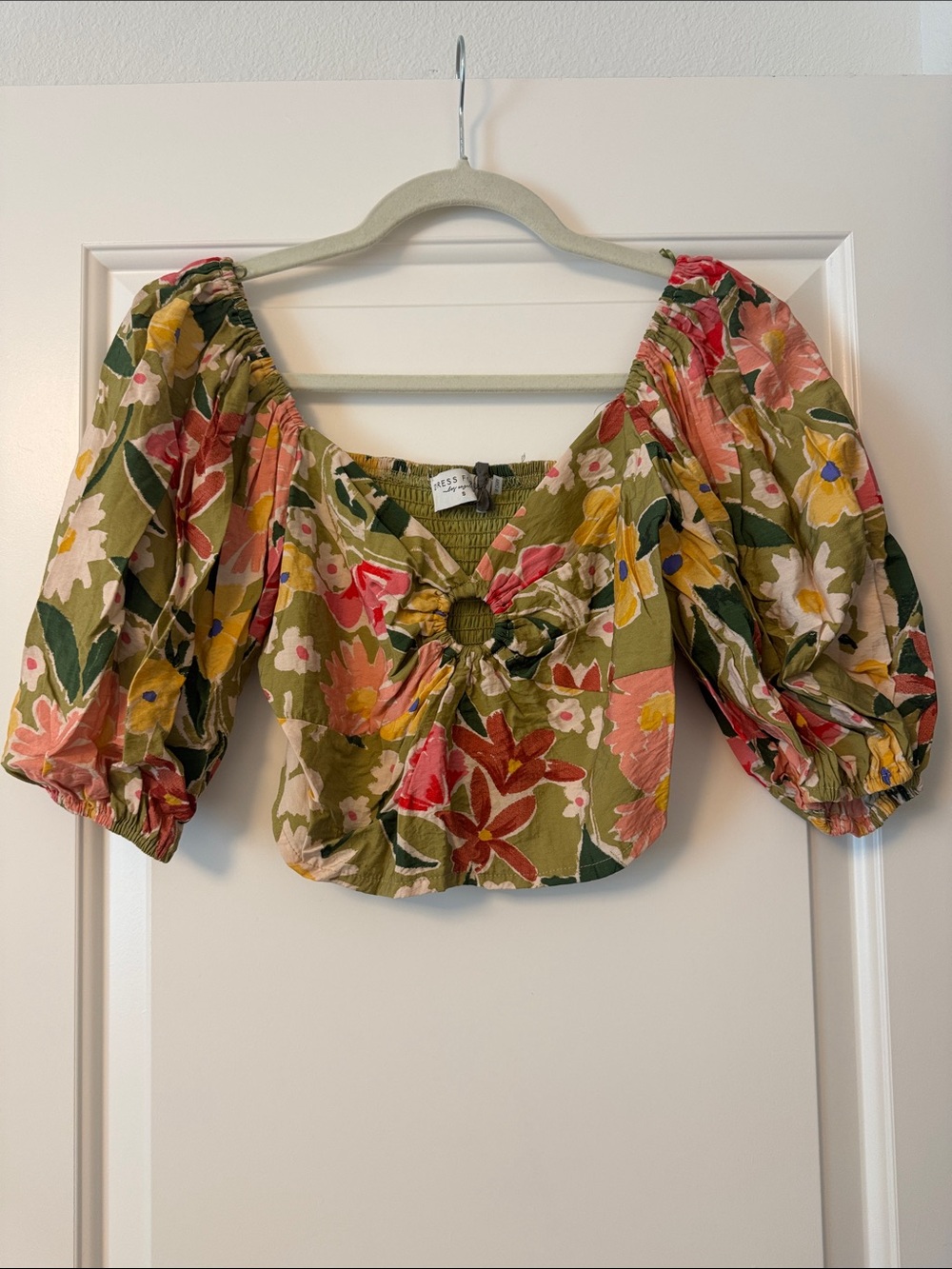 Women’s Floral Crop Top